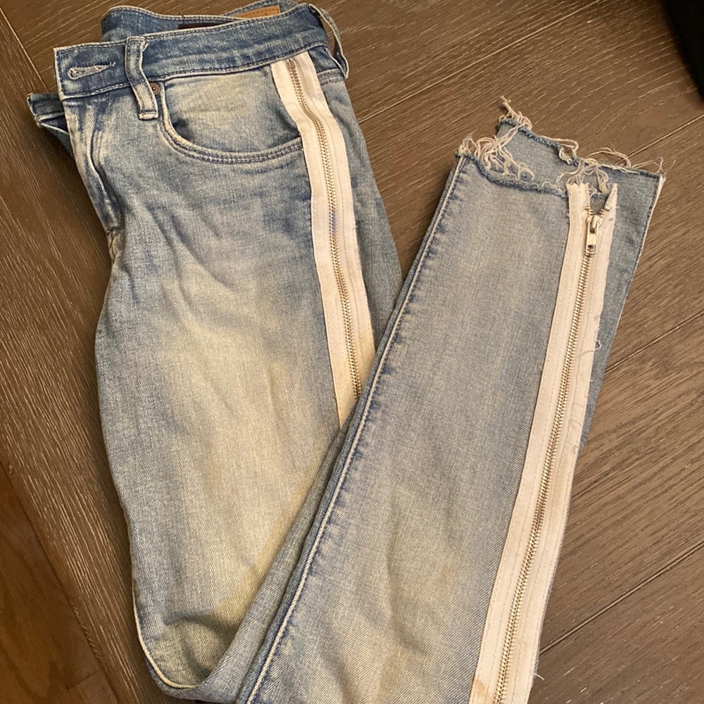 BLANK NYC side zipper skinny jeans size 26
